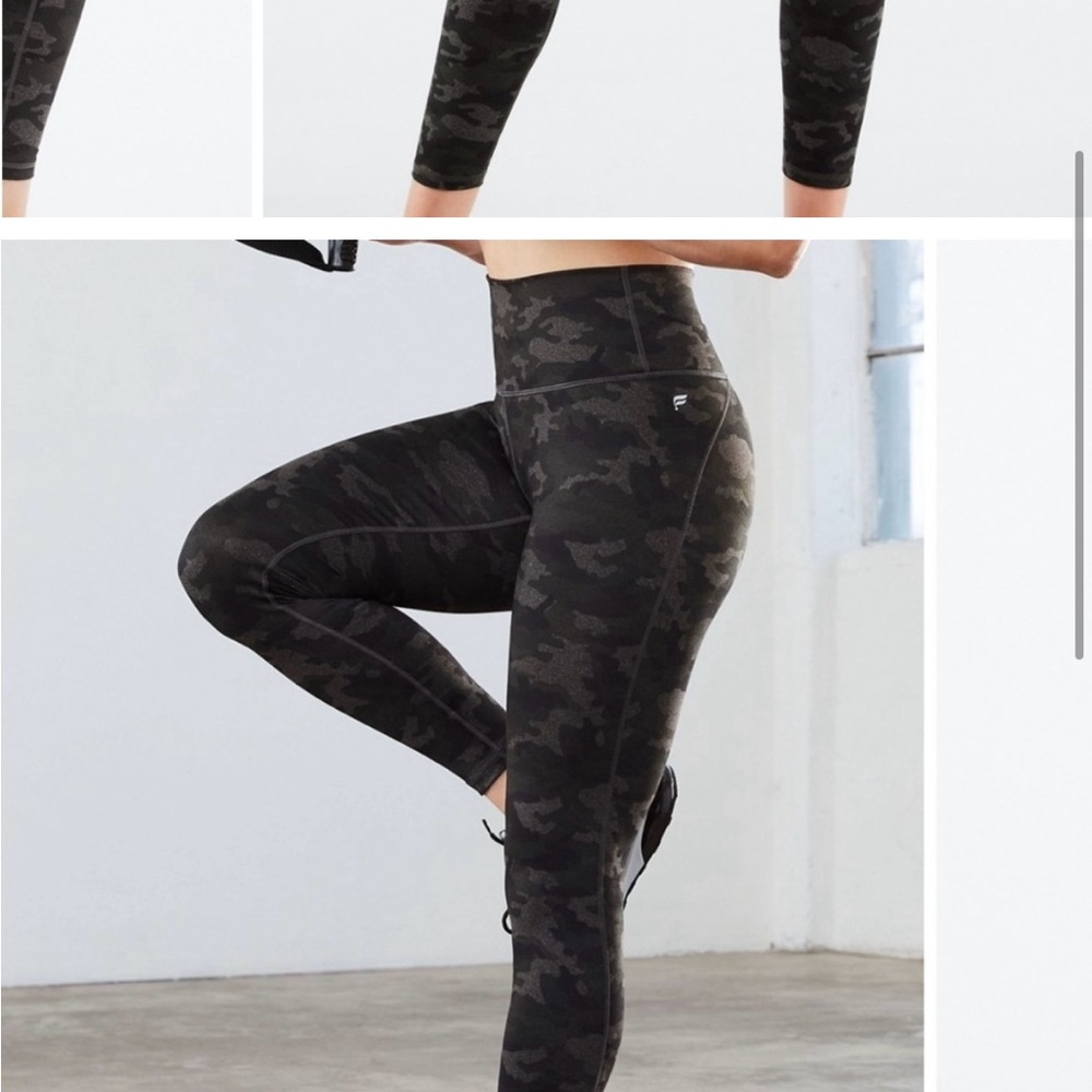Fabletics Black Camo Leggings